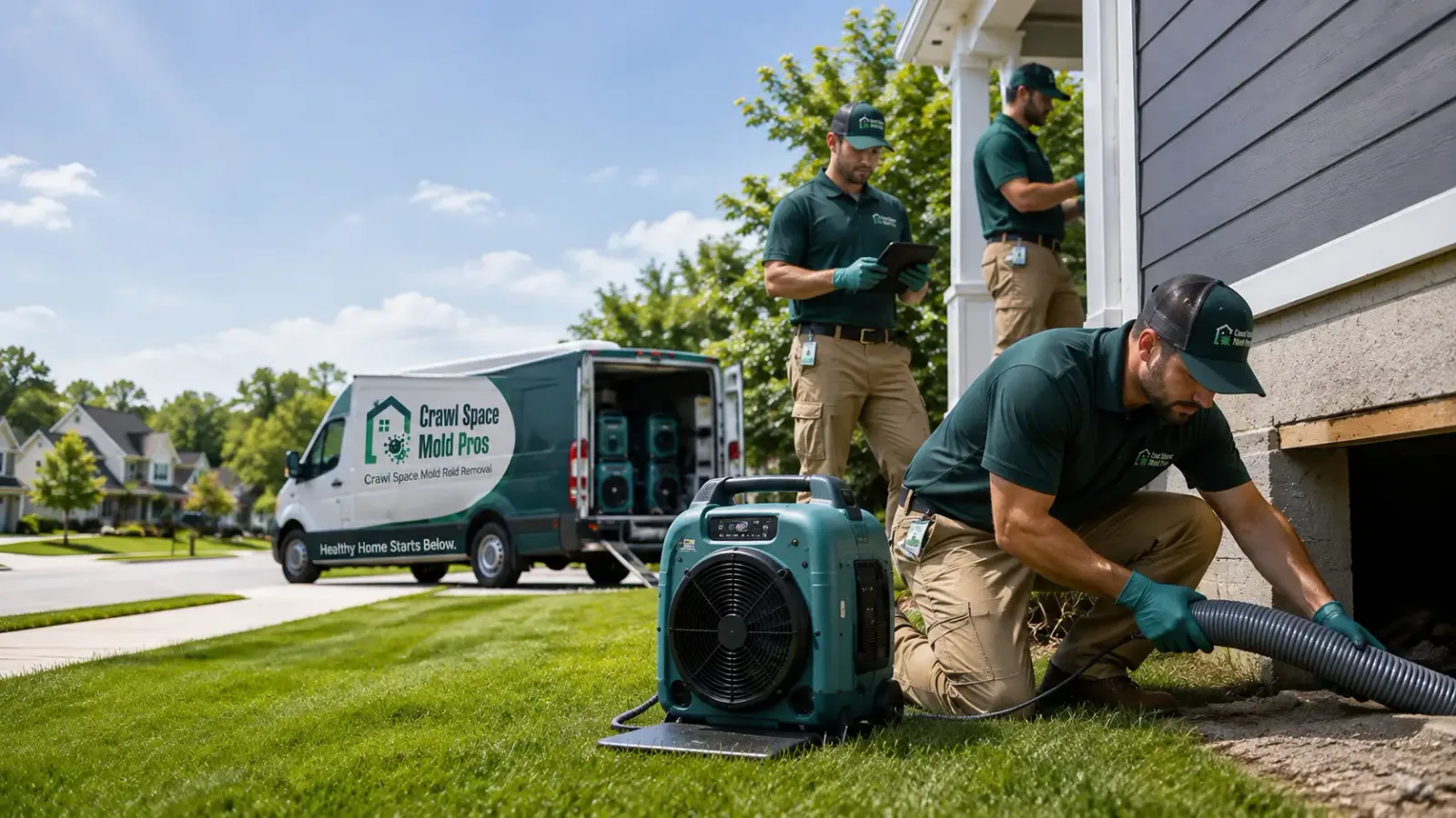 Crawl Space Mold Removal in Prudenville, MI